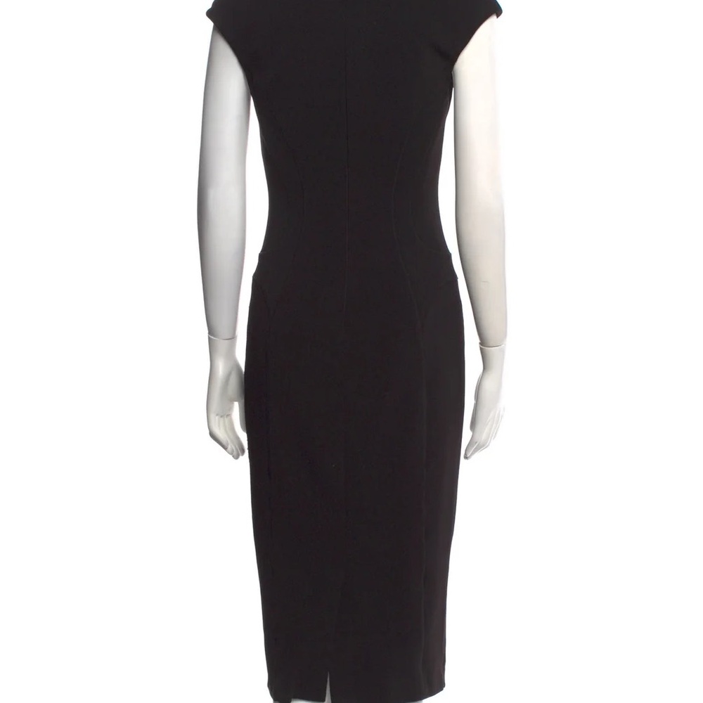 Ted Baker Black Sheath Midi Dress with Slit